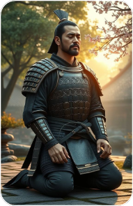 la humildad del guerrero